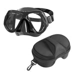 Diving mask with wide field of vision