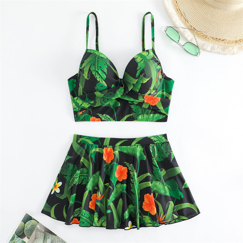 Women's Swimsuit with Floral Design