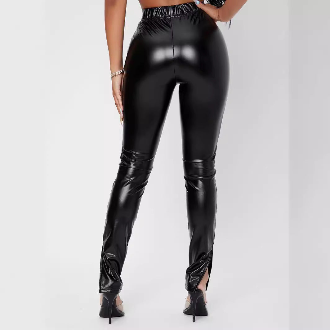 Women's High-Shine Form-Fitting Leggings