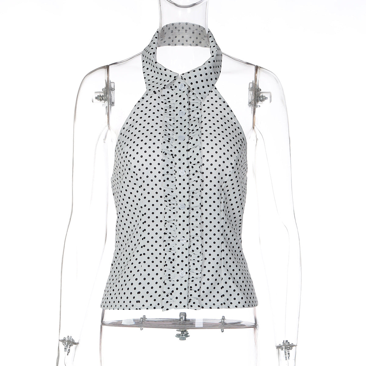 Women's Shirt with Ruffle Details