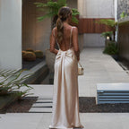 Women's Evening Dress with Elegant Back Detail