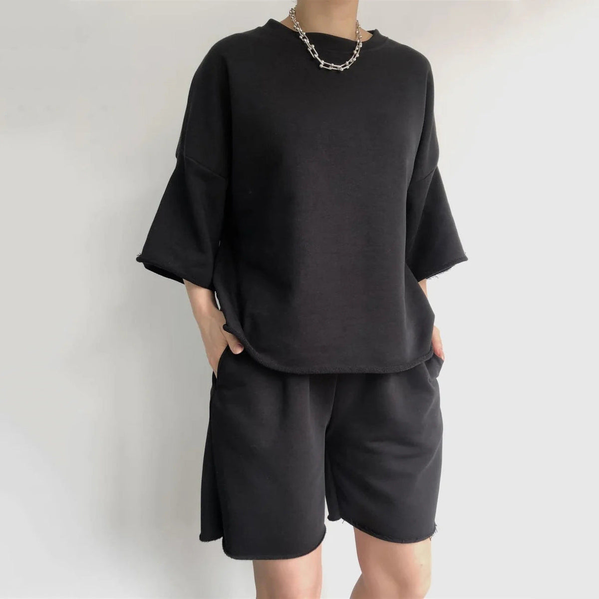 Women's Comfortable Sweat Loungewear Set
