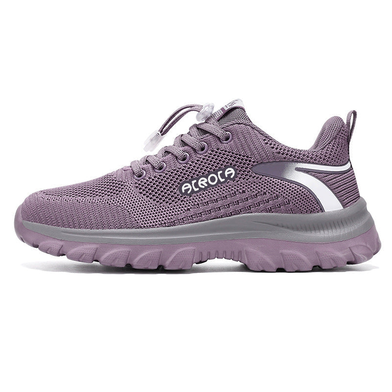 Women's Breathable Sneakers with Quick-Release Fastening