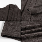 Women's Elegant Cardigan with Chic Lapel and Pockets
