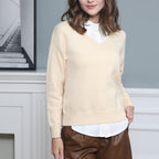 Women's Elegant V-Neck Sweater