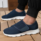 Women's Breathable Slip-On Sneakers with Practical Hook-and-Loop Closure