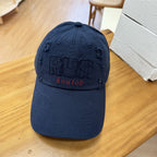 Men's Distressed Embroidered Baseball Cap