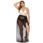Women's Elegant Beach Cover-Up with Side Knot