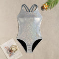 Women's Shimmering Swimsuit with Adjustable Straps