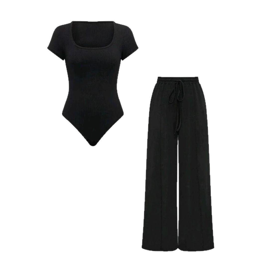 Women's Casual Knit Two-Piece Set
