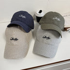 Men's Casual Checkered Baseball Cap