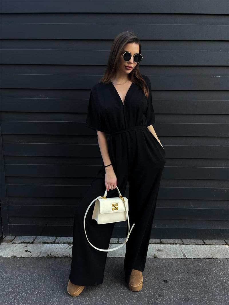 Elegant Women's Jumpsuit with Loose Fit
