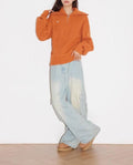 Women's Cozy High-Neck Zipper Sweater