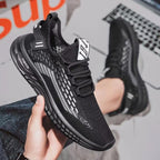 Women's Breathable Sports Sneakers with Elastic Upper and Cushioning Sole