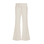 Women's Flared Pants with Waist Belt