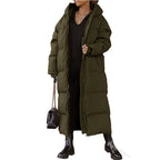Women's Long Quilted Winter Jacket