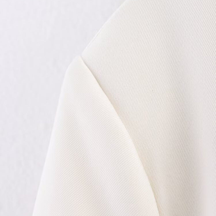 Women's Elegant Blazer with Detachable Neck Scarf