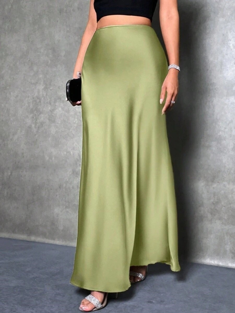 Women's Maxi Skirt with Flowing Cut