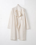 Women's Knit Coat with Casual Cut and Modern Details