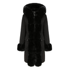 Elegant Parka with Faux Fur Trim