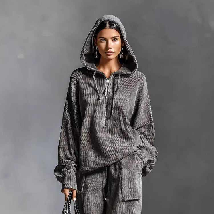 Women's Casual and Comfortable Hoodie Set