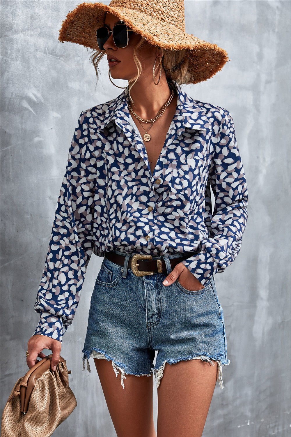 Women's Paisley Print Shirt