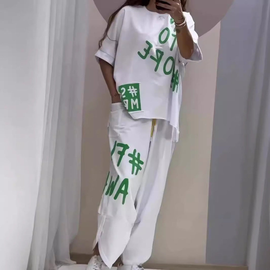 Women's Casual Oversized Sweater and Jogger Set