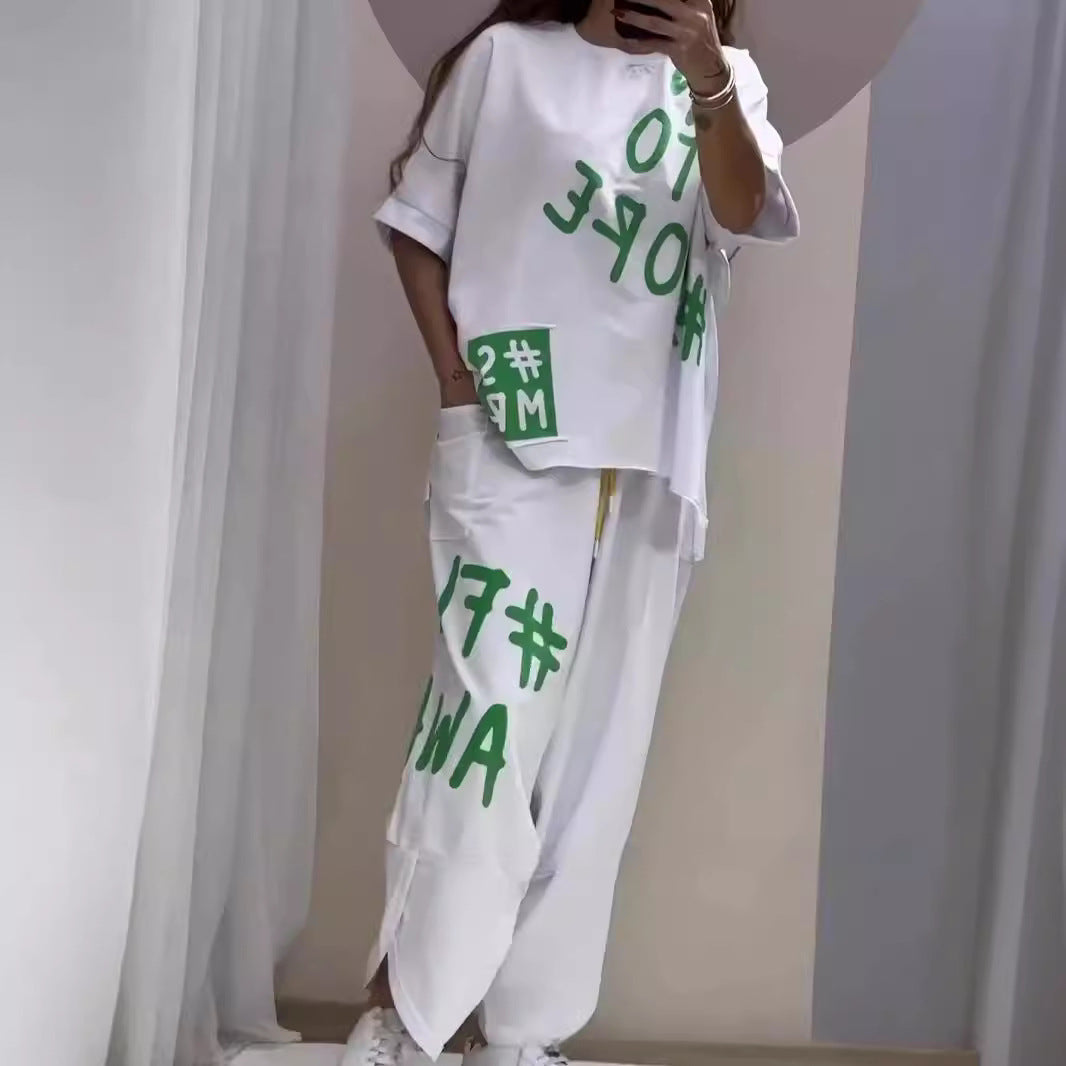 Women's Casual Oversized Sweater and Jogger Set