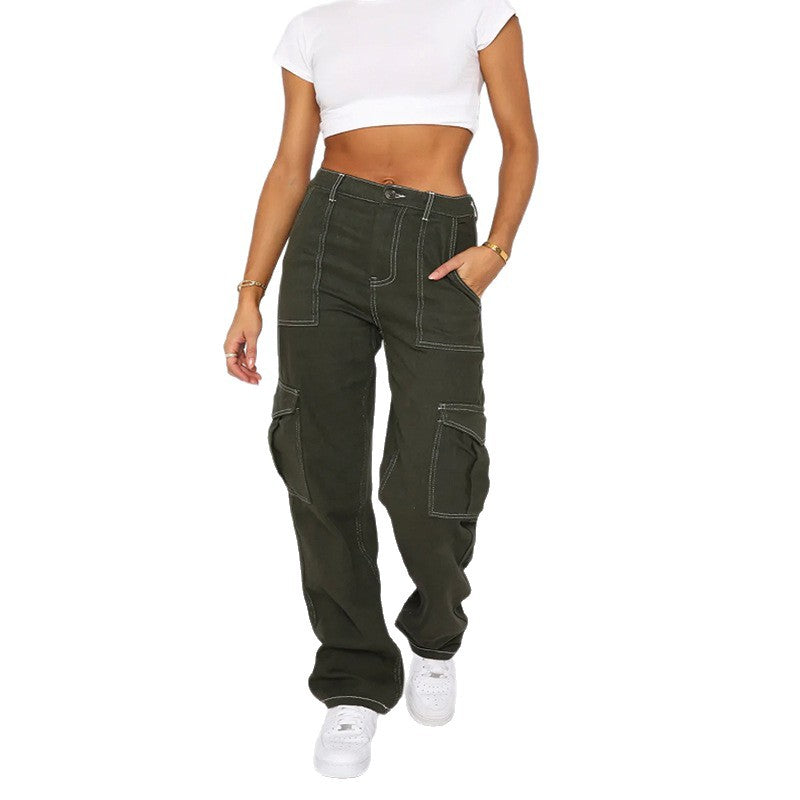 Women's Wide Leg Cargo Pants