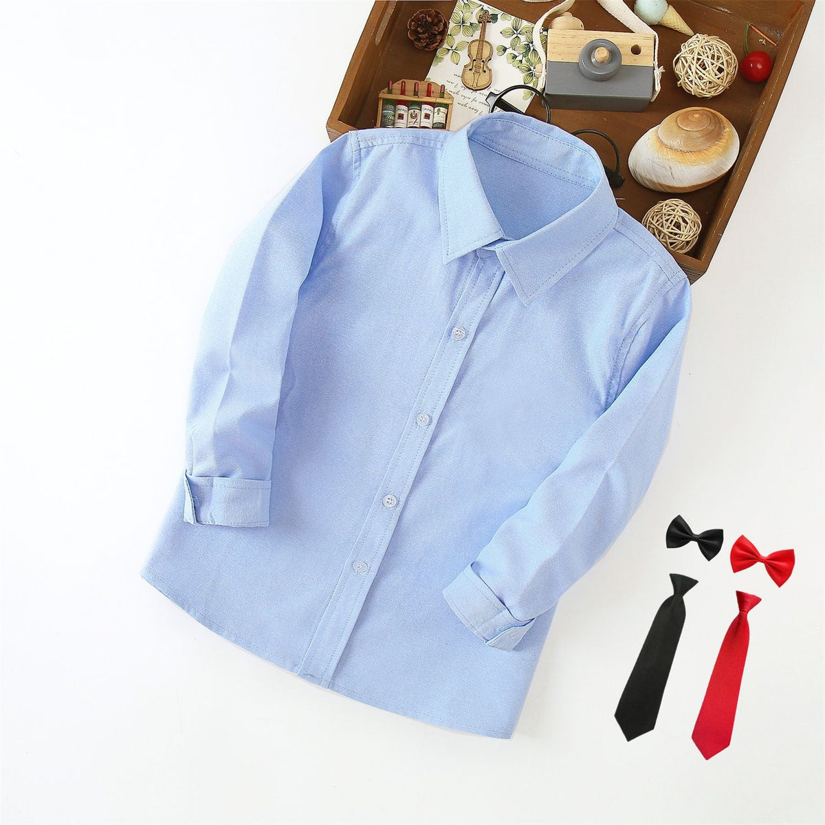 Women's Classic Long-Sleeve Shirt with Crest