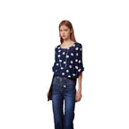 Women's Floral Print Viscose Blouse