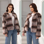 Elegant and Warm Faux Fur Jacket