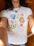 Women's Statement Print Crop T-Shirt