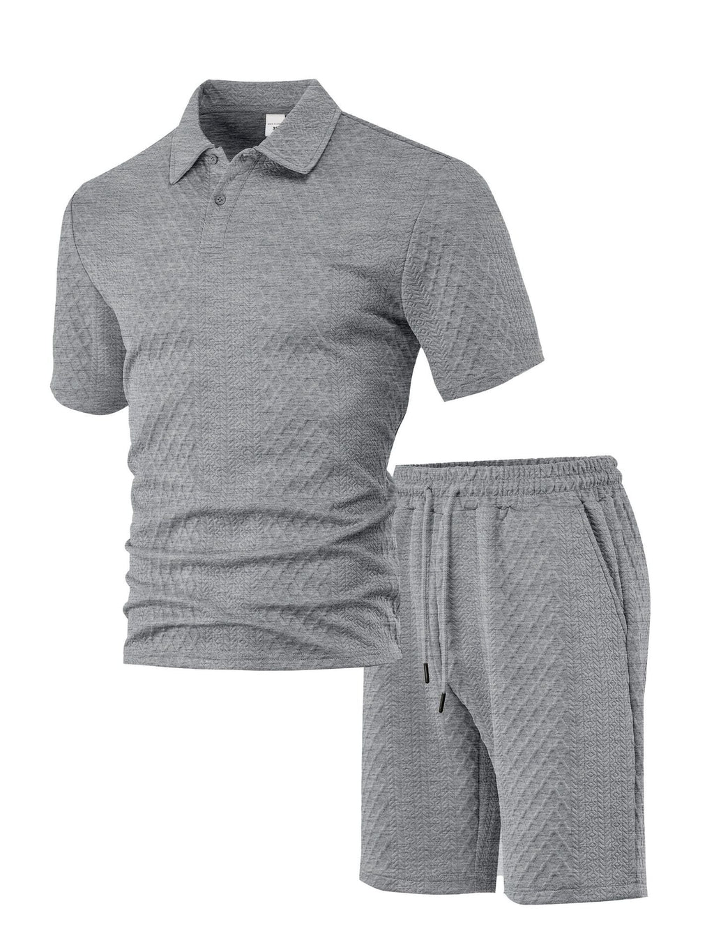 Women's Casual Polo Set with Shorts