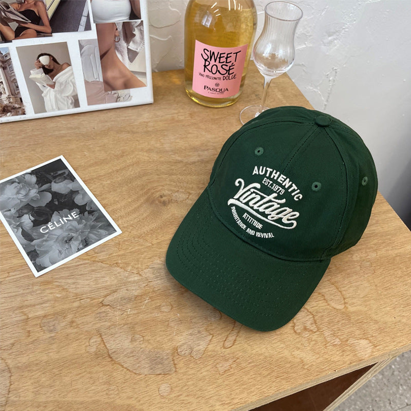 Men's Vintage-Inspired Cotton Baseball Cap