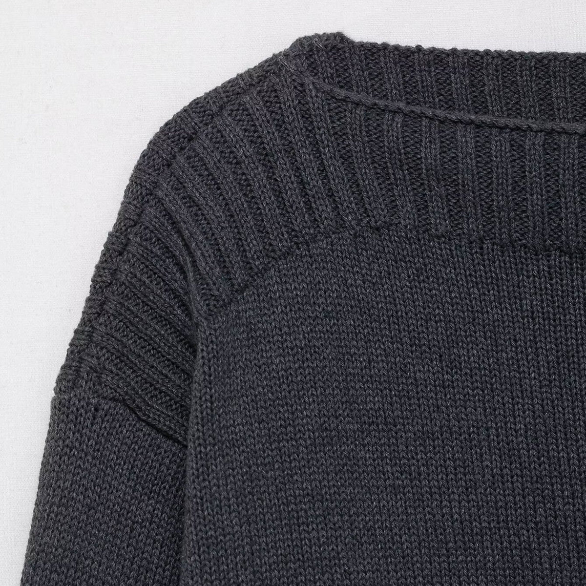 Women's Elegant Oversized Knit Sweater with Wide Round Neck