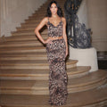 Women's Elegant and Form-Fitting Leopard Print Set