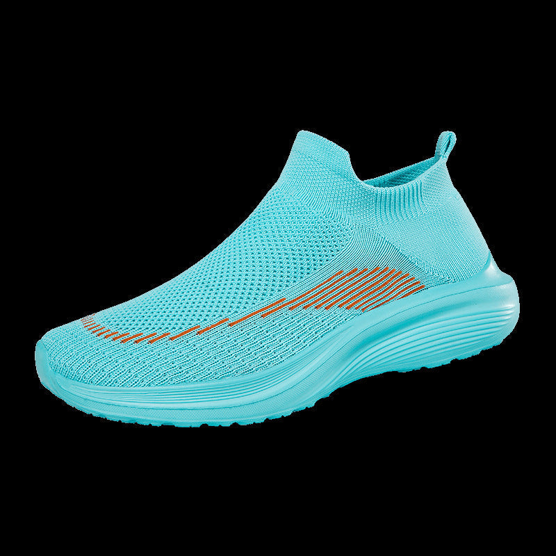 Women's Breathable Sport Sneakers with Flexible Knit Upper