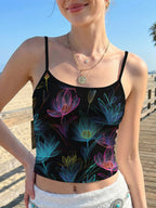 Women's Blouse Shirt with Floral Pattern