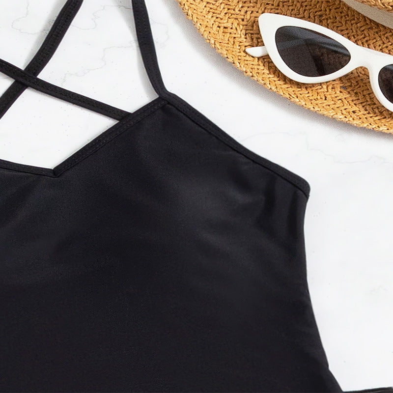 Women's Swimwear with Elegant Wrap Skirt