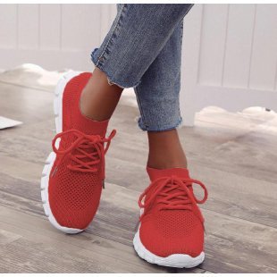 Women's Breathable Casual Sneakers with Flexible Upper
