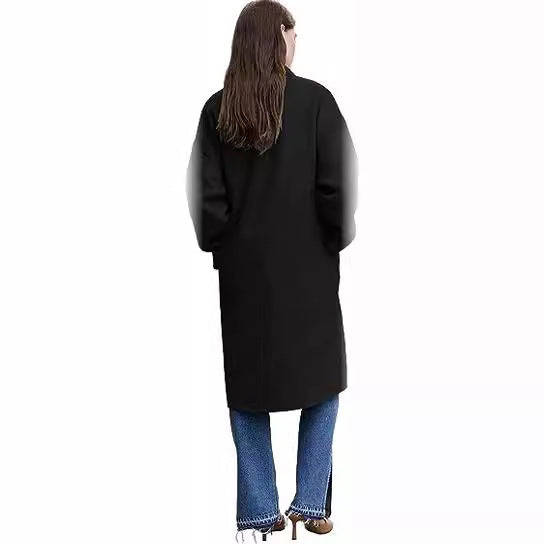Women's Elegant and Casual Double-Breasted Wool Coat
