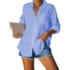 Women's Casual Lightweight Fabric Blouse