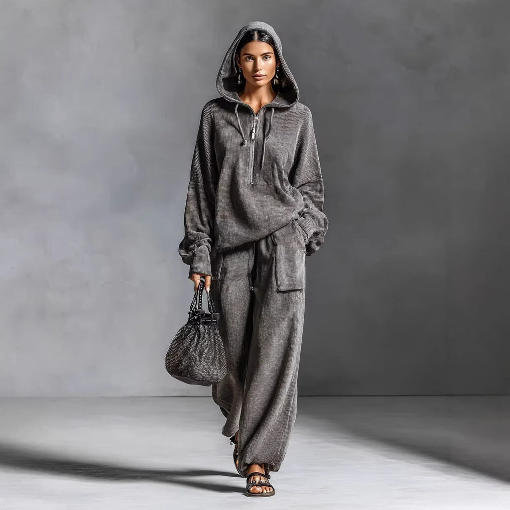 Women's Casual and Comfortable Hoodie Set