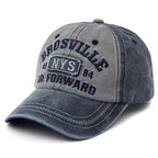 Distressed Vintage-Inspired Baseball Cap