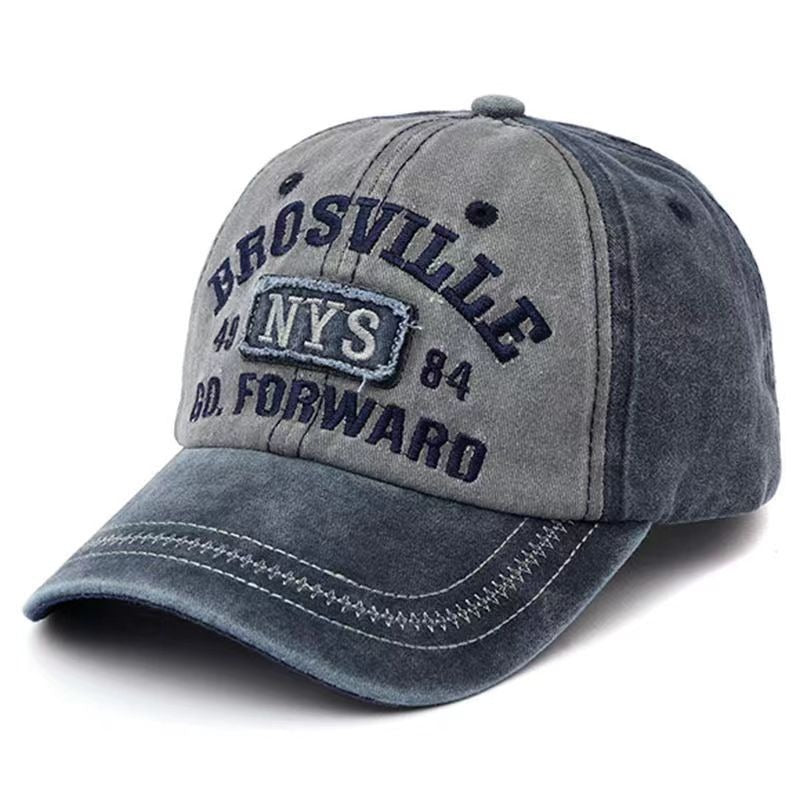 Distressed Vintage-Inspired Baseball Cap