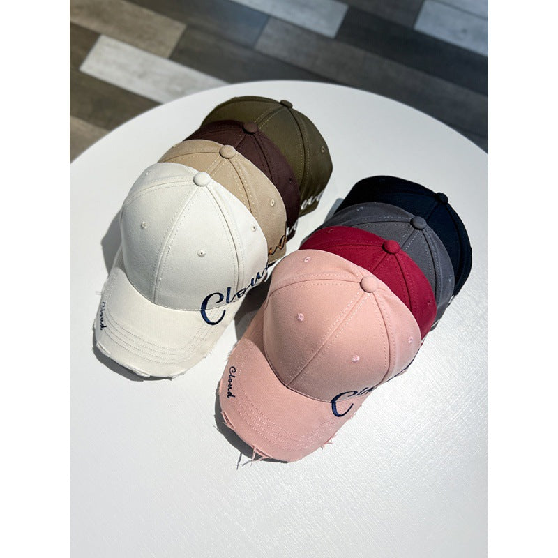 Men's Vintage-Inspired Distressed Baseball Cap