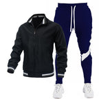 Men's Sporty Track Jacket and Jogging Pants Set