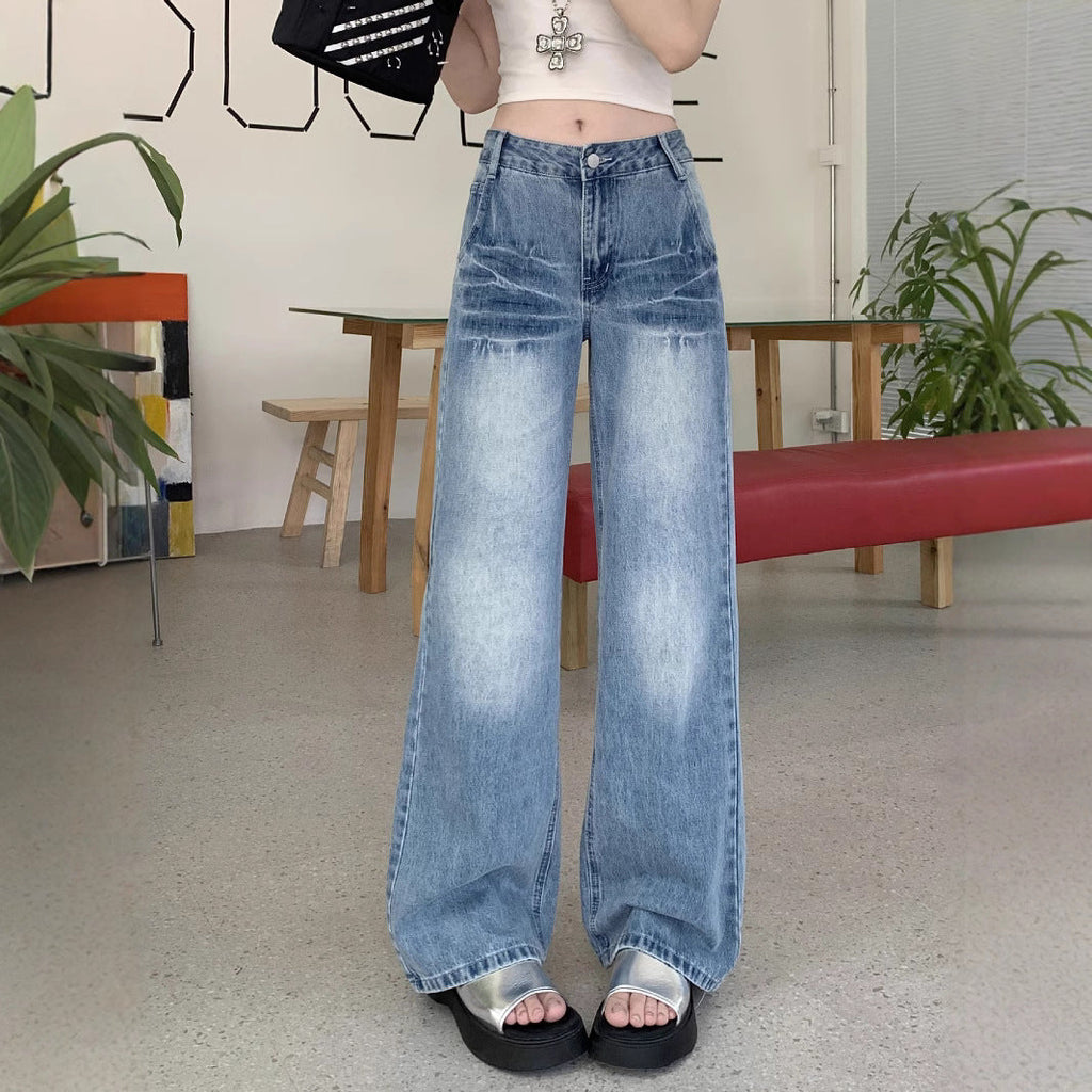 Women's High-Waisted Flared Jeans