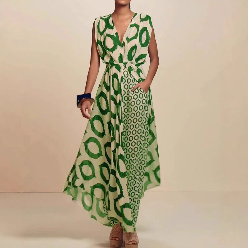 Women's Jumpsuit with Fashionable Print
